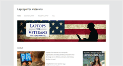 Desktop Screenshot of laptops4vets.org
