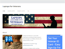 Tablet Screenshot of laptops4vets.org